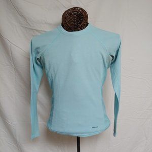 Patagonia Womens Lightweight Capilene Long Sleeve Base Layer  Size M- Turquoise